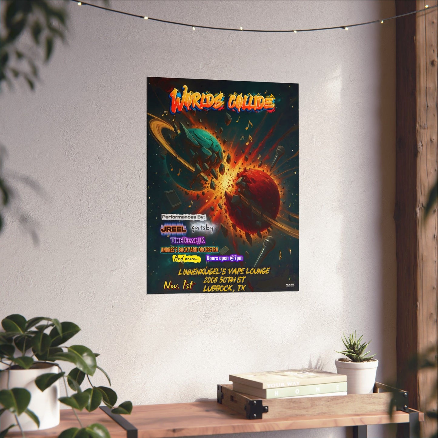 π Worlds Collide Poster β 18x24 Limited Edition
