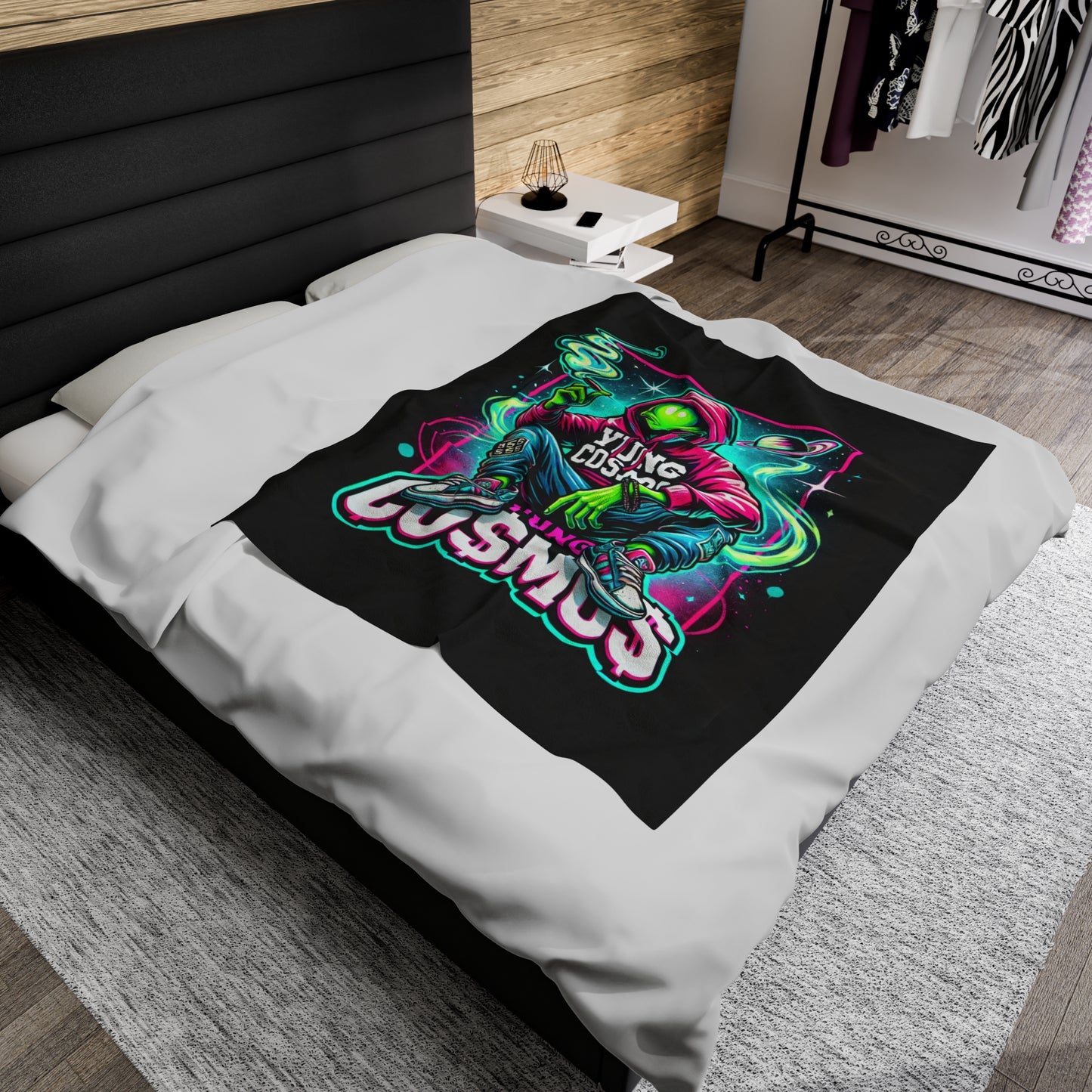 Yung Co$mo$ Plush Blanket