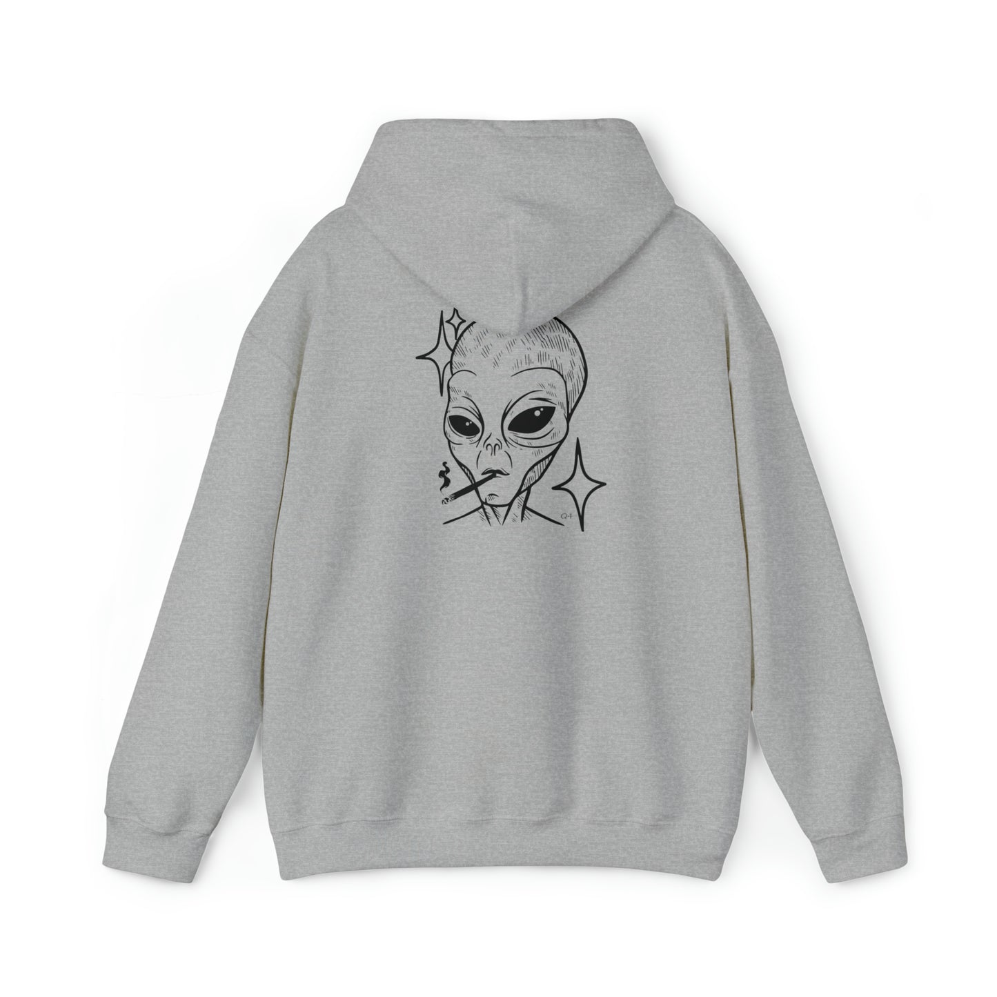 MANICEPTION Alien Unisex Hooded Sweatshirt