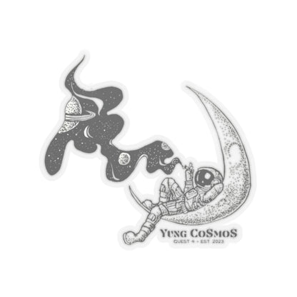 YUNG CO$MO$ Kiss-Cut Sticker