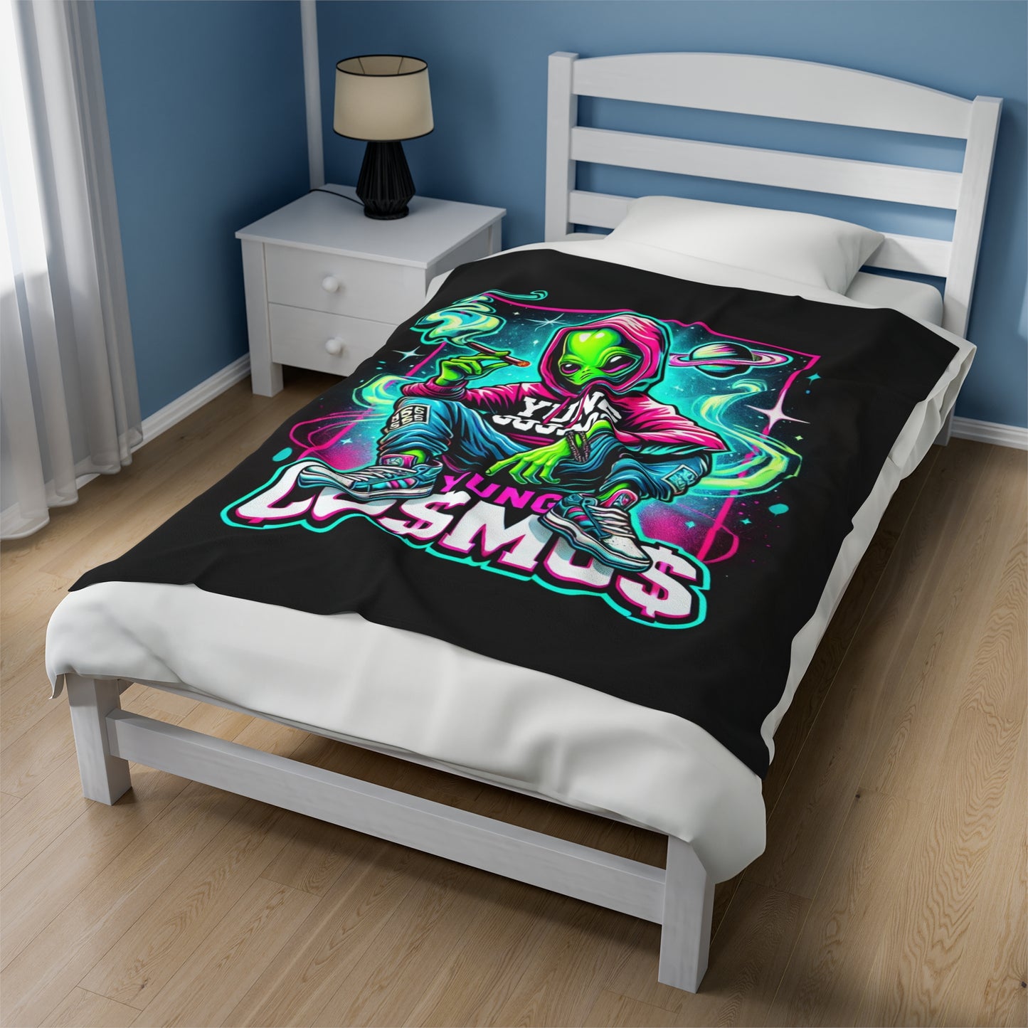 Yung Co$mo$ Plush Blanket
