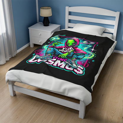 Yung Co$mo$ Plush Blanket