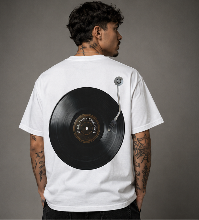 Mikal The Messenger Vinyl Record T-Shirt