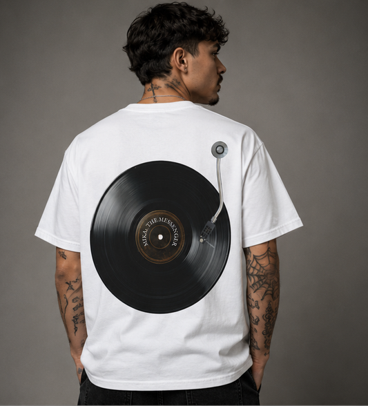 Mikal The Messenger Vinyl Record T-Shirt