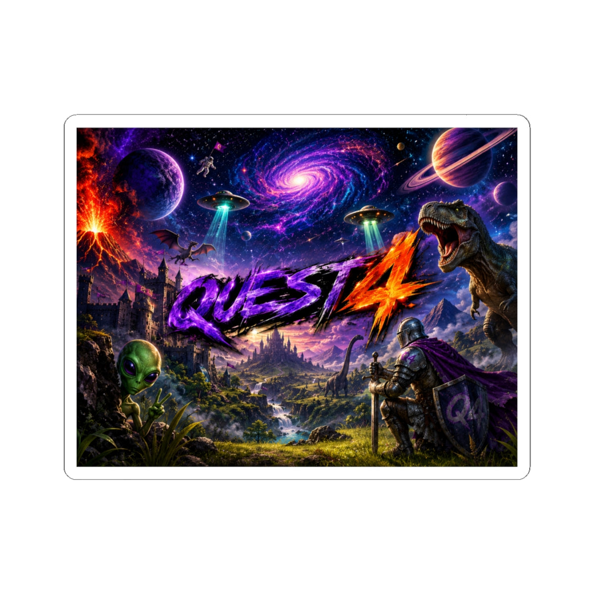 Quest4 Fantasy Sticker