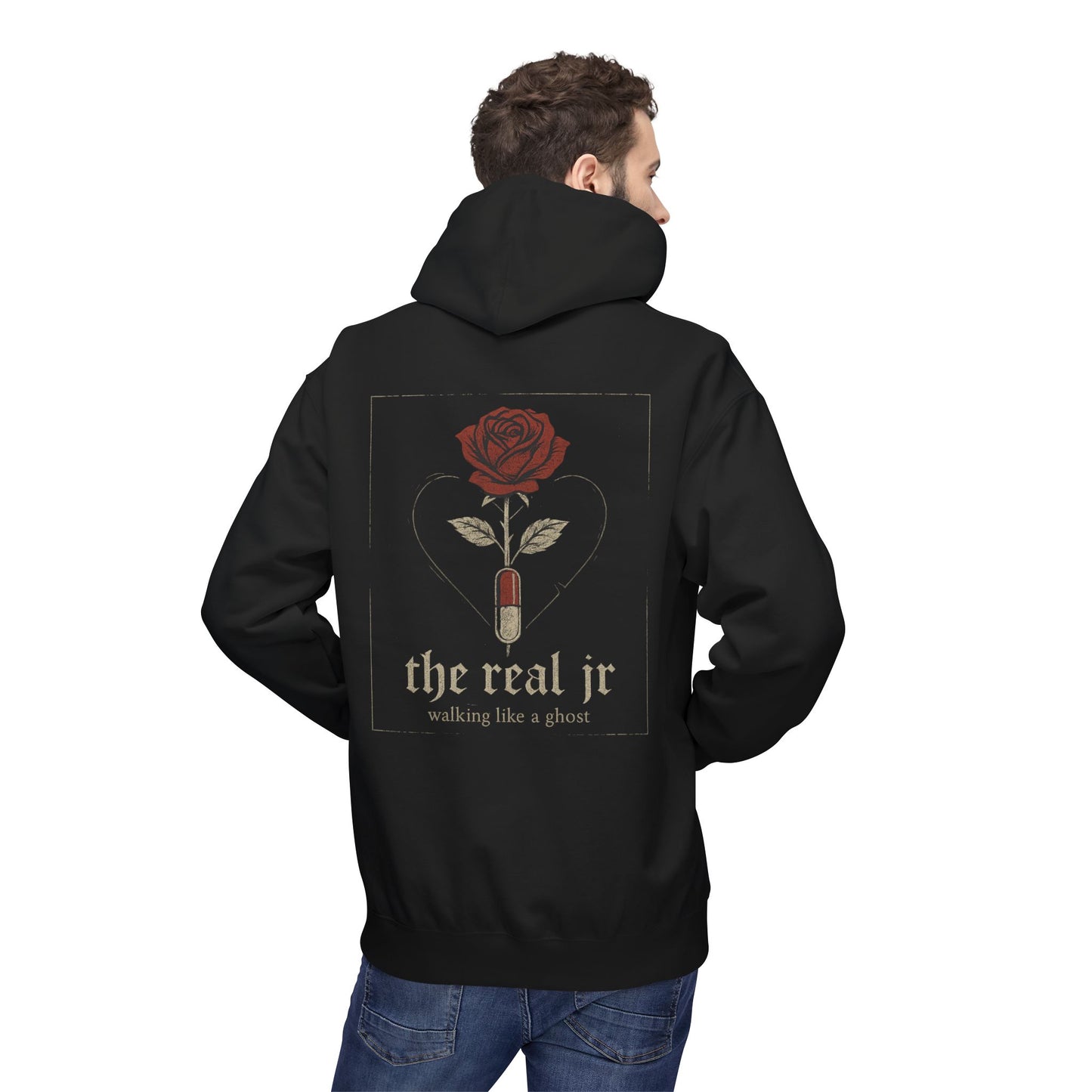 The Real JR petals & pain hoodie